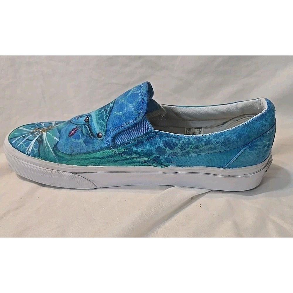 Vans Custom Painted The Legend Of Zelda Characters Zora And Fi Shoes Unisex - Picture 5 of 16